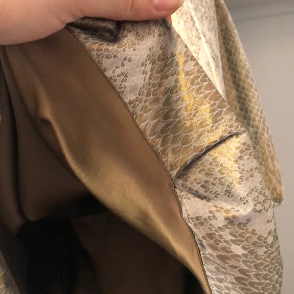 DVF snakeskin metallic cocktail dress - Picture 6 of 7